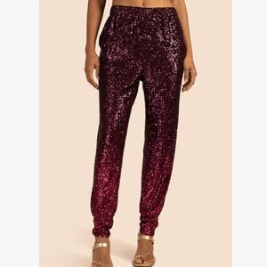 Trina Turk SPARKLER 2 PANT - FESTIVE FUCHSIA/PLUM